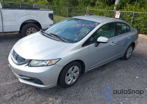 2014 Honda Civic Lx из США, поврежденный, VIN 19XFB2F52EE254715